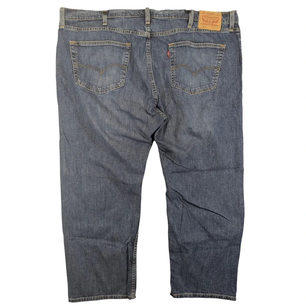 Levi's 505 Jeans Men's Size 48X29.5 (Tag‎ 44x30) Blue Regular Fit Straight Leg